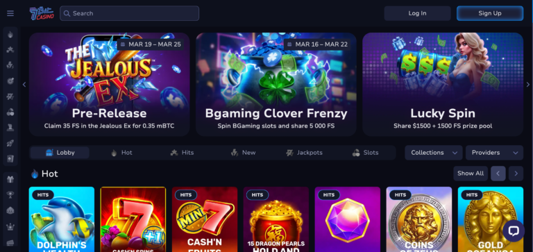 7bitcasino home page