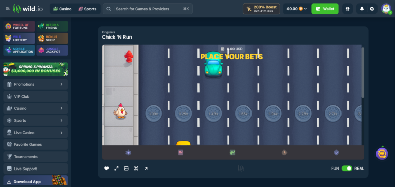 Chick 'N Run game as seen on wild.io