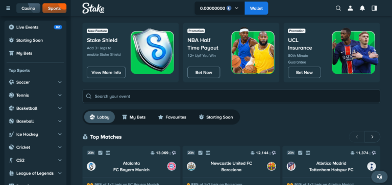 Stake casino sportbook