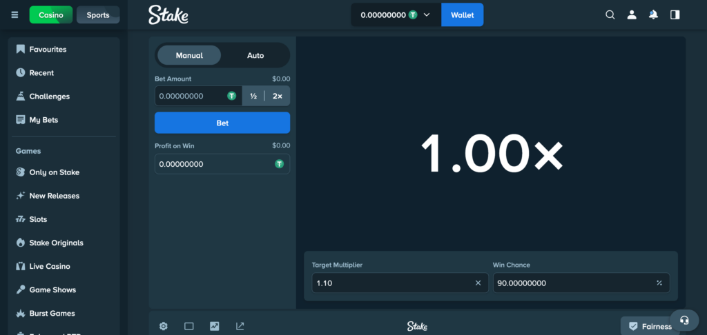 Stake limbo game gameplay
